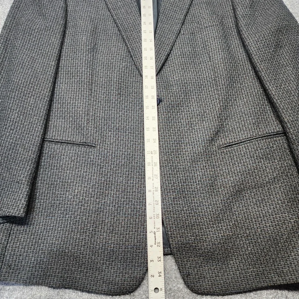 Givenchy Monsieur Men's Tweed Sport Coat Size 46 Long Wool & Alpaca Wool